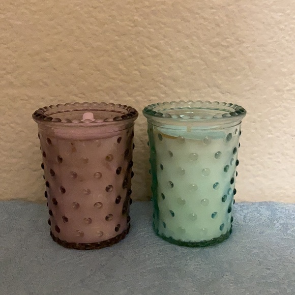 Other - NWT Swiss dot candles - lavender & Earl Gray